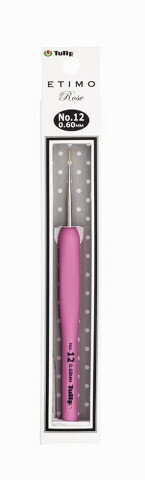 チューリップ Tulip レース針 エティモ ロゼ クッショングリップ付きレース針 No.14 編み物用品 手編み
