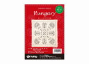 チューリップ 花ふきん SASHIKO WORLD Hungary チューリップとケシの花 KSW-009