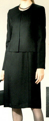 【取寄せ商品通常7-10日】ブラックフォーマル 米澤織 アンサンブルスーツ R1-55205 【取寄せ商品通常7-10日】ブラックフォーマル 米澤織 アンサンブルスーツ R1-55205