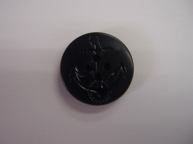 イカリボタン 錨 30mm 濃紺 ピーコート用