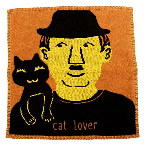 またのあつこ 3重ガーゼ ミニ ハンカチ cat lover 今治タオル 1袋同色5枚入 705-119