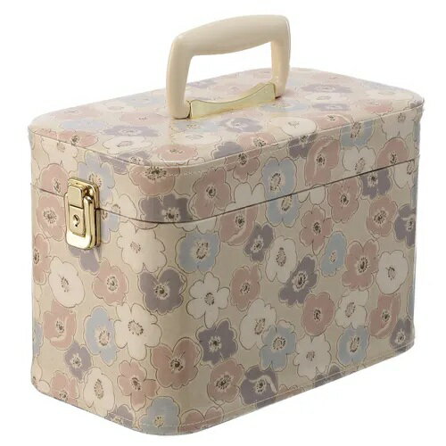 お化粧BOX メイクボックス トレンケース 30cm ポピー柄 525-654