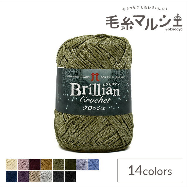 ＼スーパーセール20%OFF／ 手編み糸 ハマナカ ブリリアン クロッシェ 色番306 06Co99_