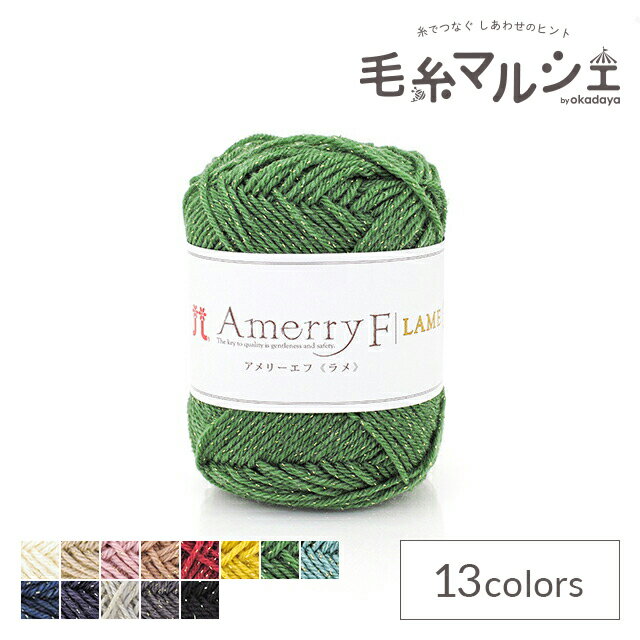 毛糸 ハマナカ アメリーエフ ラメ 色番607 06Co99_