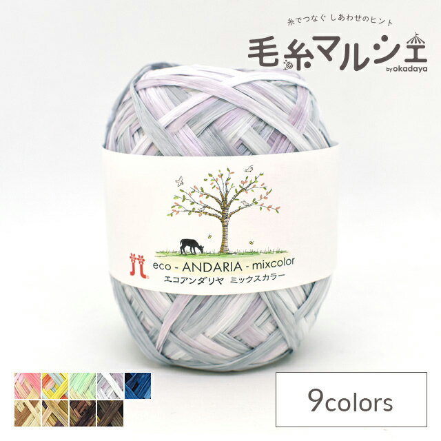 ハマナカ エコアンダリヤ ミックスカラー 色番263 06Co99j