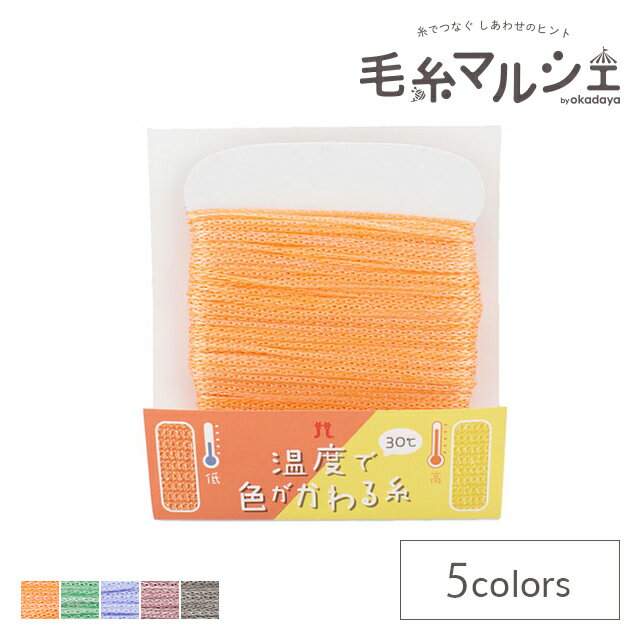 手編み糸 ハマナカ 温度で色がかわる糸 色番002 06Co99_