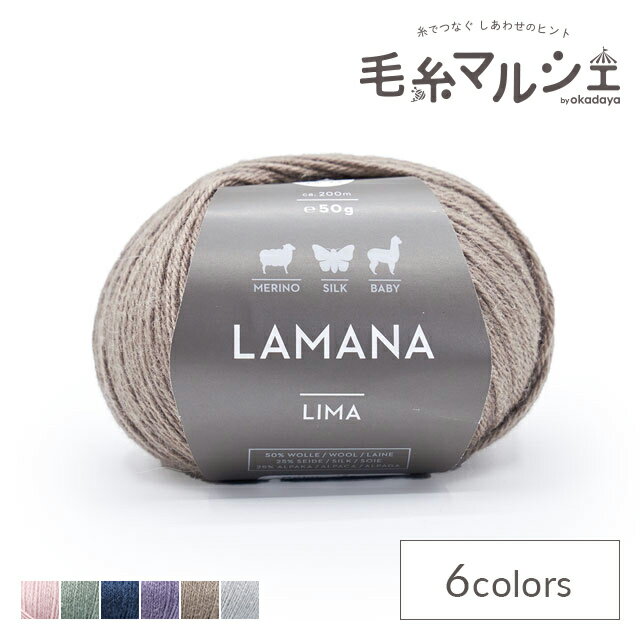 ＼クリアランス特価／ 毛糸 LAMANA-ラマナ- LIMA・リマ（LI47） 色番47 06Co99j