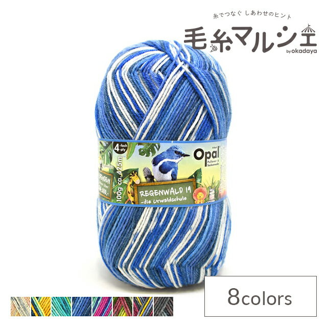 毛糸 Opal-オパール- レーゲンヴァルト19 4ply/4本撚り 11333.ウィリバルト (M)_b1j