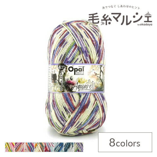 樂天商城 - 毛糸 Opal-オパール- 水彩画 4ply/4本撚り 11533.鳥と森 06Co99j