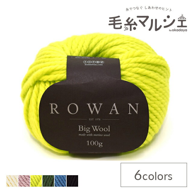 毛糸 ROWAN-ローワン- Big Wool・ビッグウール（Z058000） 091.Citron (M)_b1j