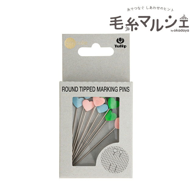 Rakuten - Tulip-チューリップ- 編み物まち針 ハート（AC-067） 9本入 06Cq99_