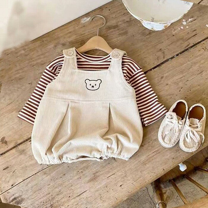 ボーダー 長袖 カットソー Tシャツ 子供服 ベビー服 66cm/73cm/80cm/90cm【予約商...