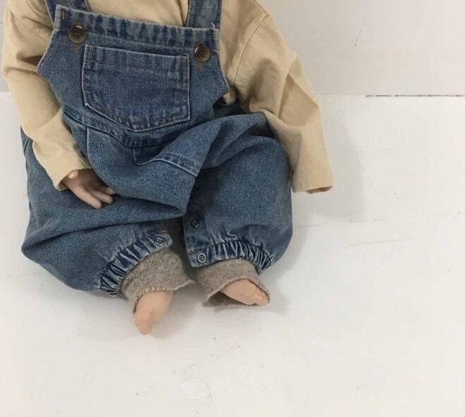 【クーポン利用で30%OFF‼】ベビー デニム サロペット 女の子 男の子 ベビー カバー...