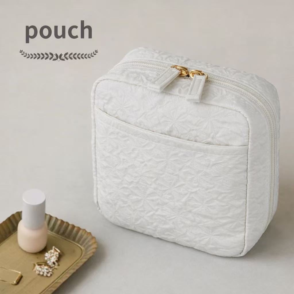 【リニューアル版】★化粧ポーチ 大容量 花柄 内側ファスナーポッケ付き☆ 化粧ポーチ メイクポーチ 小物入れ 大容量 可愛い 旅行 小さい ポーチ トラベルポーチ 大きめ かわいい おしゃれ コンパクト 多機能