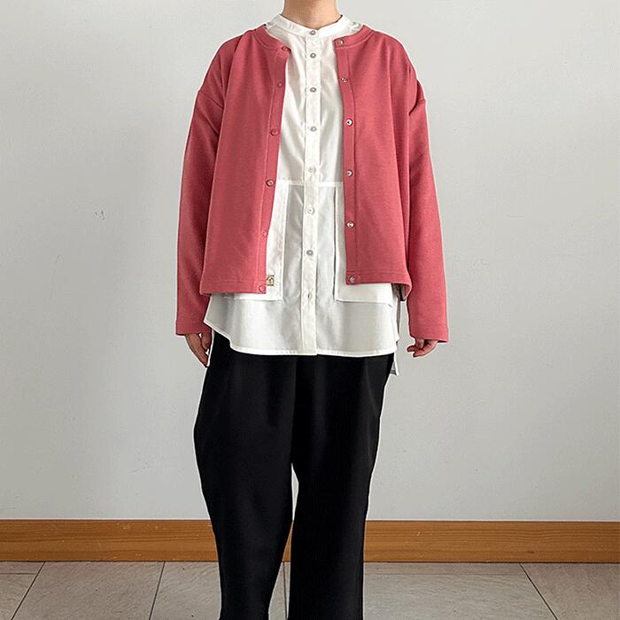 Keitto チュニックシャツ カーディガン パンツ 2色展開 3点セット