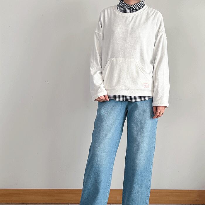 NORTHERNTRUCK ギンガムチェックシャツ プルオーバー デニム 2色展開 3点セット カジュアルコーデ 大人カジュアル 大人シンプルコーデ レディース服 春服 レディースコーデ