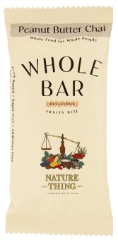 1011409-kf WHOLE BAR ピーナッツバターチャイ 40g【NATURE THING】【1〜3個はメール便300円】