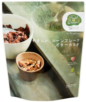 1011515-kf Feel&Green やさしいコーンフレーク ビターカカオ　140g【日本食品製造】