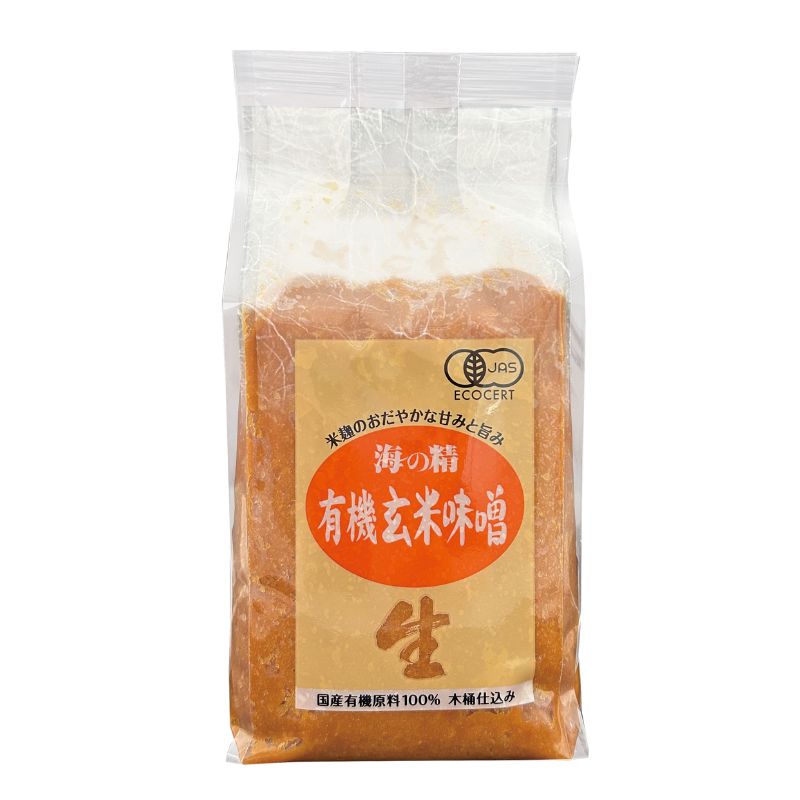 有機玄米味噌1kg【海の精】3000036-os オーガニック 調味料