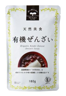 ぜんざい 3003279-oskfko 天然美食　有機ぜんざい　180g【遠藤製餡】【1～4個はメール便300円】