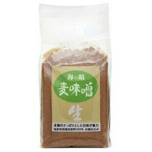 商品名 国産特栽麦味噌 内容量 1kg 商品説明 麦麹のさっぱりとした甘味と旨味 原料はすべて国産。天然醸造の“生（なま）”タイプ 九州や中四国地方でよく食べられる大麦と大豆の味噌で、麦の粒をそのまま残しています。麦麹のさっぱりした甘味と旨味が特長のきりっとした味わいで、洋風料理の隠し味にも使えて重宝です。 加熱処理をしていない生タイプの味噌です。味噌を発酵させた酵母菌や乳酸菌と、それらが生み出した酵素がそのまま生きていますので、毎日の健康づくりに役立ちます。 国産特別栽培の丸大豆と大麦、秩父の城峰山頂付近からわく天然水、そして伝統海塩「海の精」を原料とし、伝統的な製法にこだわってつくりました。 原材料 大豆（非遺伝子組み換え）、大麦、塩（海の精） 栄養成分 100g当たりエネルギー177kcal、たんぱく質10.7g、脂質5.4g、炭水化物21.3g、食塩相当量11.1g 保存方法・注意事項 直射日光を避け冷暗所で保管 開封後は冷蔵 開封前であっても夏季や長期保存は冷蔵 賞味期限 商品パッケージに記載 広告文責 奈良恵友堂有限会社連絡先：0743‐53‐1893 販売者 海の精株式会社 製造者 ヤマキ醸造株式会社 □