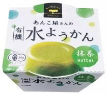 ようかん 1001517-kfosko あんこ屋さんの有機水ようかん(抹茶)100g【遠藤製餡】【春夏限定】