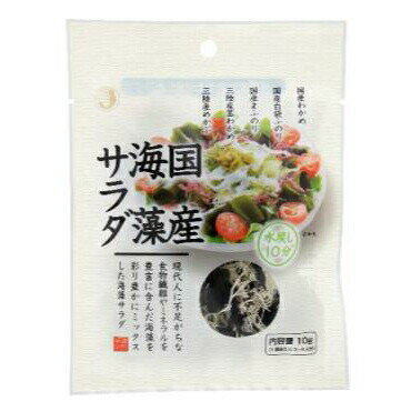 1003766-kf 国産海藻サラダ 10g【ジャパンスパイス】【1～2個はメール便300円】