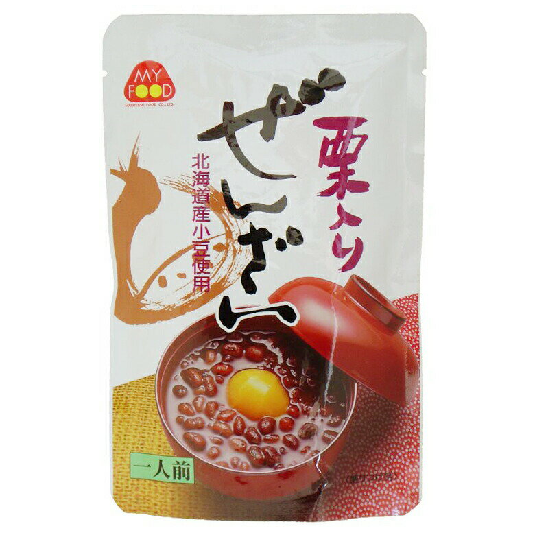 1067395-kf 　栗入りぜんざい　180g【マルヤス食品】【1〜4個はメール便対応可】【冬季限定】