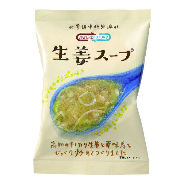 1006745-kf NATURE FUTURe 生姜スープ　10.6g×10食【コスモス食品】