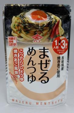 1004945-kfko まぜるめんつゆ　こってりしょうゆ　焼きあご風味　30g×3袋【チョーコー醤油】【1～2個は..