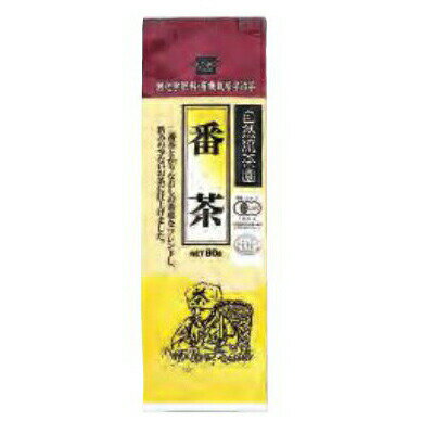 1002605-kf 有機栽培番茶　80g【健康フーズ】