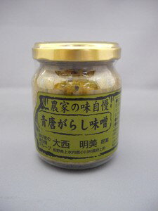1006425-kf 農家の味自慢 青唐がらし味噌　90g【小川の庄】