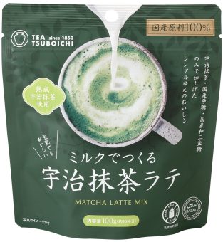 【パッケージ変更予定】ミルクでつくる抹茶ラテ80g【つぼ市製茶本舗】【1〜6個はメール便300円】100272..