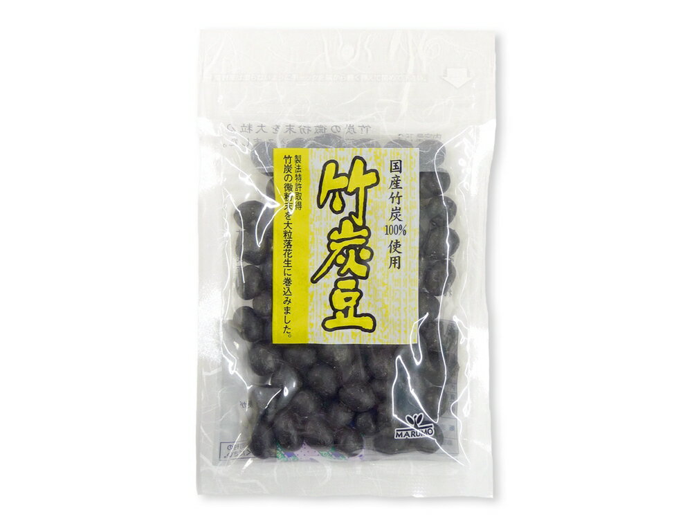 j007304-ju　竹炭豆　70g 【まるも】 【1～2個はメール便300円】