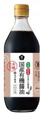 2010229-ms 木桶仕込み国産有機濃口醤油 500ml【ムソー】オーガニック 調味料　しょうゆ　しょう油