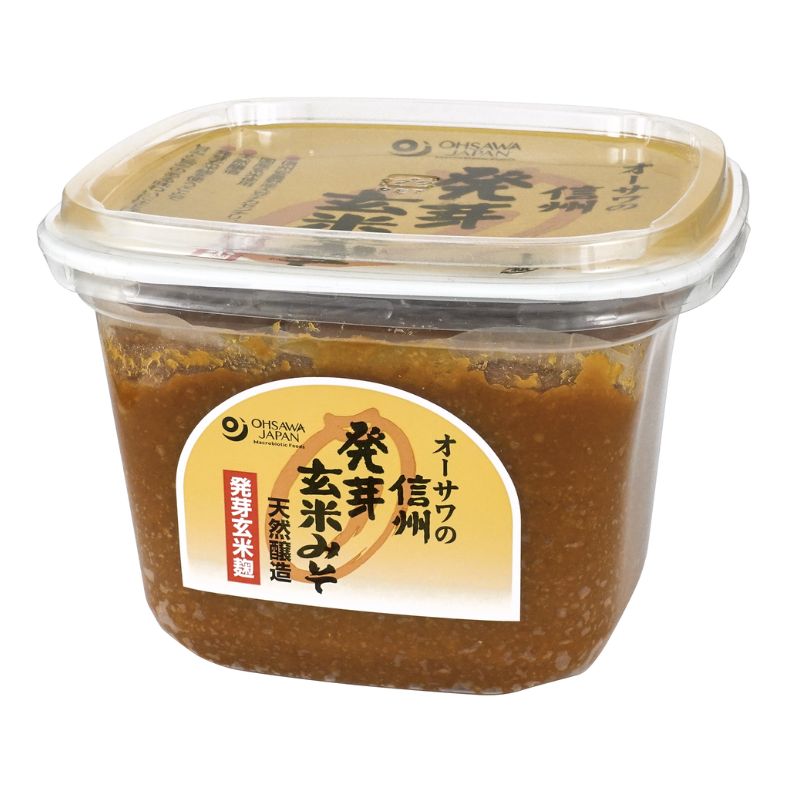 3009217-os オーサワの信州 発芽玄米みそ 650g【オーサワジャパン】