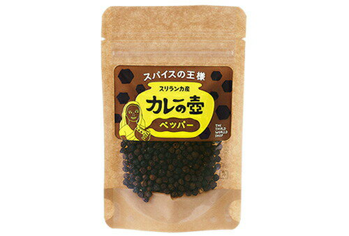 pa13-41-2-pr カレーの壺 ペッパー 黒ホール 20g 【プレス】【第3世界ショップ】【1〜6個はメール便300円】