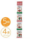4161542-sk メイシーちゃんのおきにいり いちごミルクのボーロ (16g×4連パック)×5個セット【創健社】