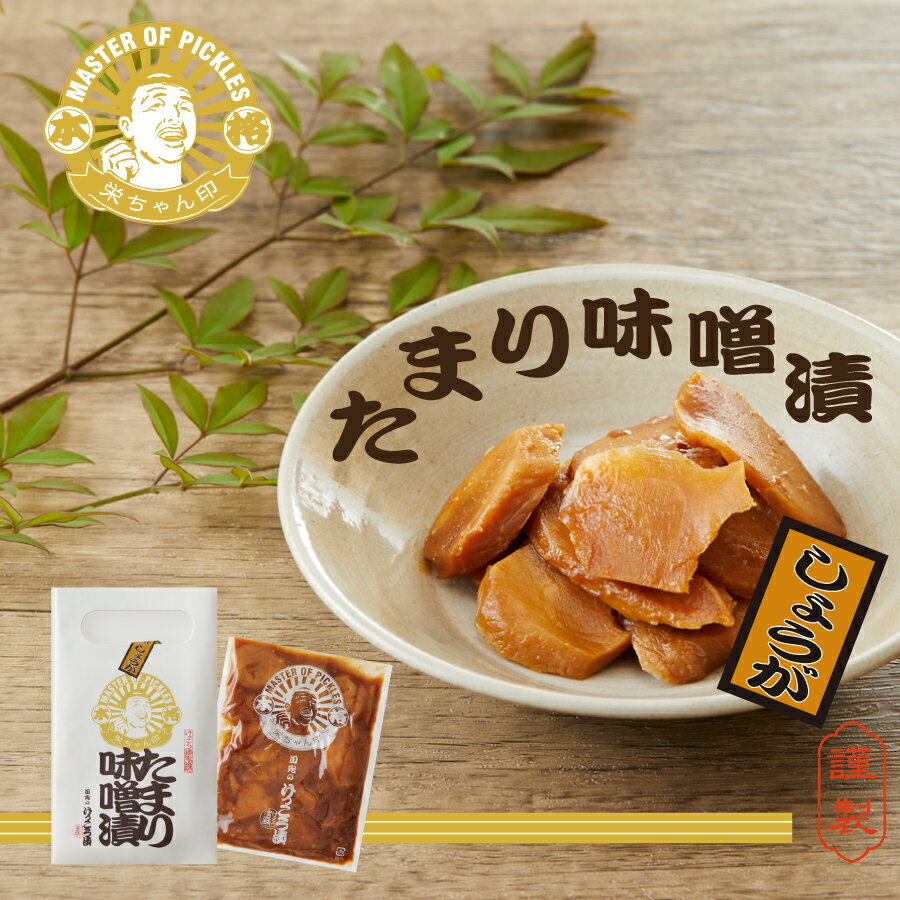 栄ちゃん印たまり味噌漬 しょうが 味噌漬け みそ漬け 味噌漬 たまり漬 漬物 しょうゆ漬け たまり漬け 名産 日光 栃木 ご当地 ご当地グルメ 老舗 けっこう漬 国産 ワイン 蜂蜜 ギフト たまり醤油 つけもの 漬け物 ギフト プレゼント