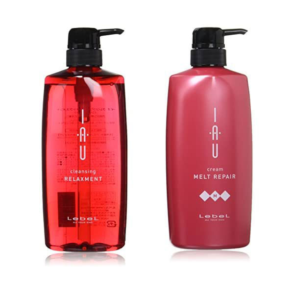 【期間限定！対象商品PT10倍開催中】 ルベル イオ クレンジング リラックスメント シャンプー 600ml & イオ クリーム メルトリペア トリートメント 600ml セット 【送料無料】【最安値挑戦中】のサムネイル