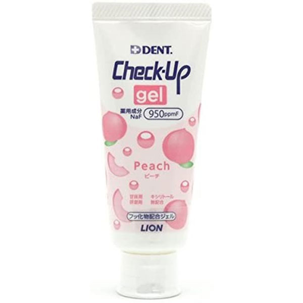 【対象商品PT10倍開催中】 ライオン DENT. チェックアップジェル ピーチ 60g 【送料無料】【最安値挑戦中】