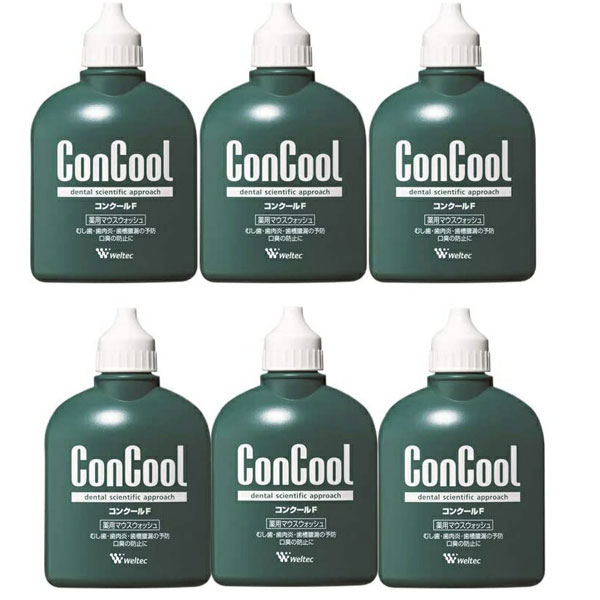 【対象商品PT10倍開催中】 ウェルテック コンクールF洗口液 100ml 6個セット 【送料無料】【最安値挑戦中】