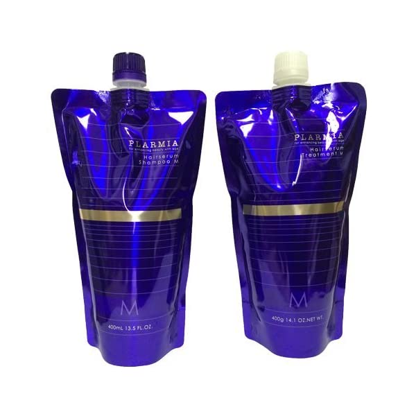 樂天商城 - 【対象商品PT10倍開催中】 ミルボン プラーミア ヘアセラム シャンプーM 400ml ＆ トリートメントM 400g レフィルセット【送料無料】【最安値挑戦中】