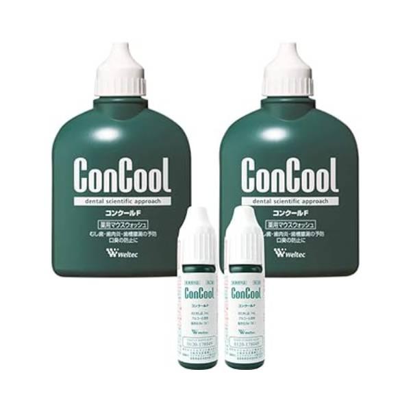 【対象商品PT10倍開催中】 ウエルテック コンクールF100ml 2個+お試しコンクールF 7ml 2個 コンクール 洗口液【送料無料】【最安値挑戦中】