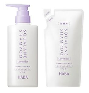 HABA　ハーバー　スクワランシャンプー＜ラベンダー＞　500ml+480ml　詰替用付きセット