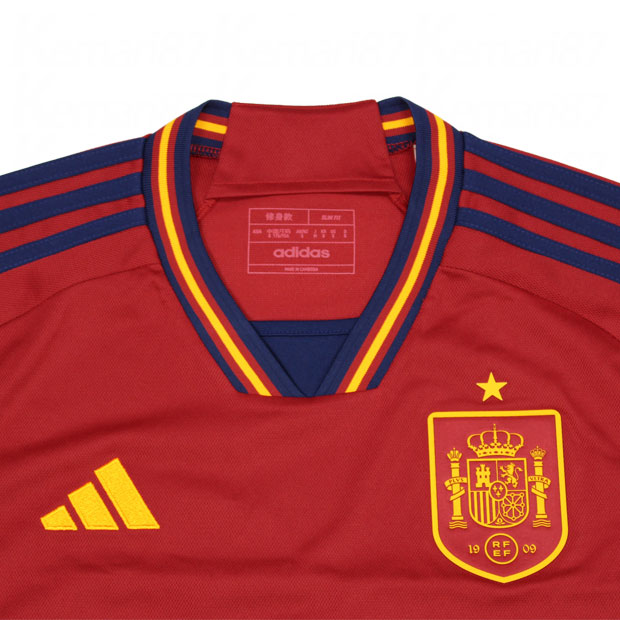 ジュニア スペイン代表 2022 ホーム 半袖レプリカユニフォーム 10. ペドロ・ゴンサレス 【adidas|アディダス】ナショナルチームレプリカウェアーcw458-hf1408-10-p安売り サッカー 用品 セール