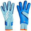 【ポイント10倍】エックス GKグローブ PRO ブリスブルー×チームロイヤルブルー 【adidas|アディダス】サッカーゴールキーパーグローブdmb27-ia...