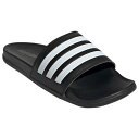 アディレッタ COMFORT U コアブラック×ワンダーホワイト 【adidas|アディダス】サッカーフットサルサンダルgz5891