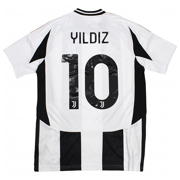 【6/10までポイント10倍】ユベントス 24-25 ホーム 半袖レプリカユニフォーム　10.ケナン・ユルディズ　【adidas|アディダス】クラブチームレプリカウェアーjtt93-is8002-10-y