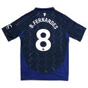【ポイント15倍】ジュニア マンチェスターユナイテッド 24-25 アウェイ 半袖レプリカユニフォーム 8.ブルーノ・フェルナンデス 【adidas|アディダス...